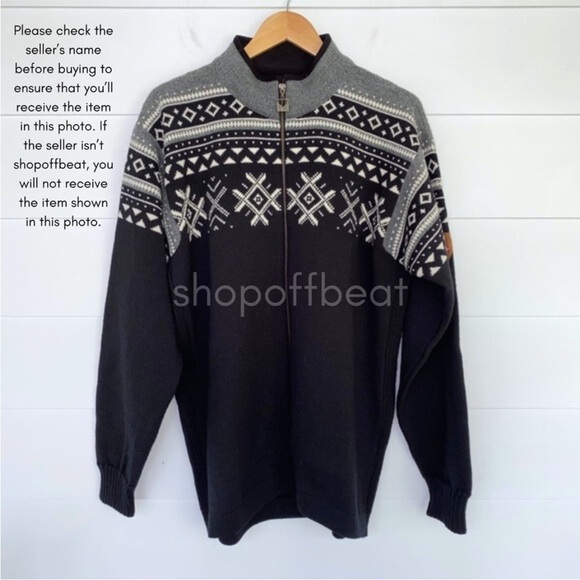 Dale of Norway Wool Dovre Jacket Black XL Unisex - Picture 11 of 17